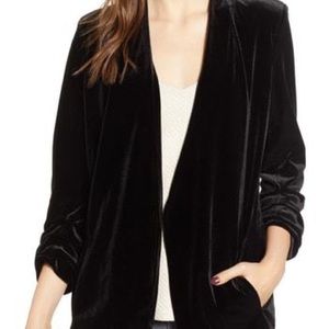 Bishop & Young black velvet Icon Blazer